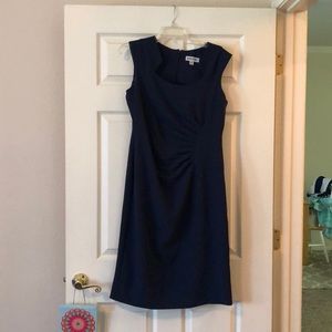 Navy blue professional dress